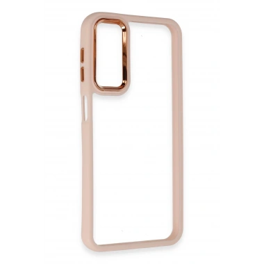 Mey İthalat® Samsung Galaxy A14 4G Kılıf Dora Kapak - Pudra