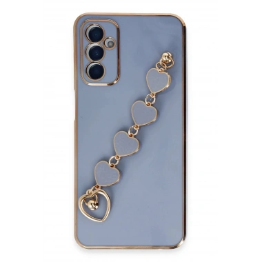 Mey İthalat® Samsung Galaxy A14 4G Kılıf Esila Silikon - Gri