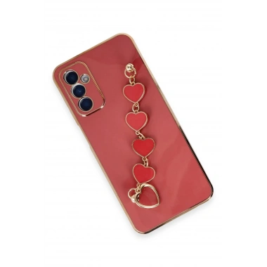 Mey İthalat®  Samsung Galaxy A14 4G Kılıf Esila Silikon - Kırmızı