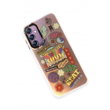 Mey İthalat®  Samsung Galaxy A14 4G Kılıf Estoril Desenli Kapak - Estoril - 14