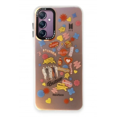 Mey İthalat®  Samsung Galaxy A14 4G Kılıf Estoril Desenli Kapak - Estoril - 16