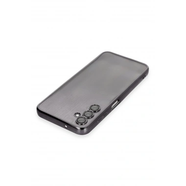 Mey İthalat®  Samsung Galaxy A14 4G Kılıf  Lensli Silikon - Siyah