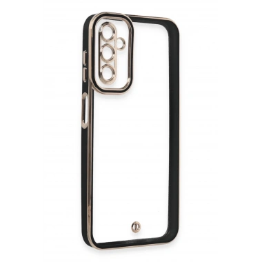 Mey İthalat®  Samsung Galaxy A14 4G Kılıf Liva Lens Silikon - Siyah