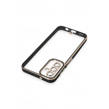 Mey İthalat®  Samsung Galaxy A14 4G Kılıf Liva Lens Silikon - Siyah