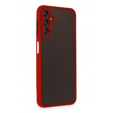 Mey İthalat®  Samsung Galaxy A14 4G Kılıf Montreal Silikon Kapak - Kırmızı
