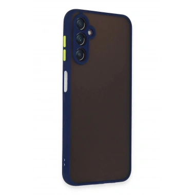 Mey İthalat®  Samsung Galaxy A14 4G Kılıf Montreal Silikon Kapak - Lacivert