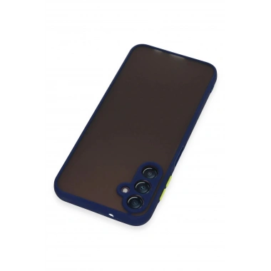 Mey İthalat®  Samsung Galaxy A14 4G Kılıf Montreal Silikon Kapak - Lacivert