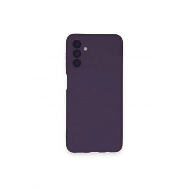 Mey İthalat®  Samsung Galaxy A14 4G Kılıf Nano içi Kadife Silikon - Mor