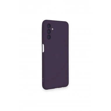 Mey İthalat®  Samsung Galaxy A14 4G Kılıf Nano içi Kadife Silikon - Mor
