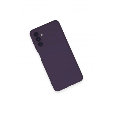 Mey İthalat®  Samsung Galaxy A14 4G Kılıf Nano içi Kadife Silikon - Mor