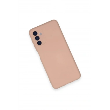 Mey İthalat®  Samsung Galaxy A14 4G Kılıf Nano içi Kadife Silikon - Pudra