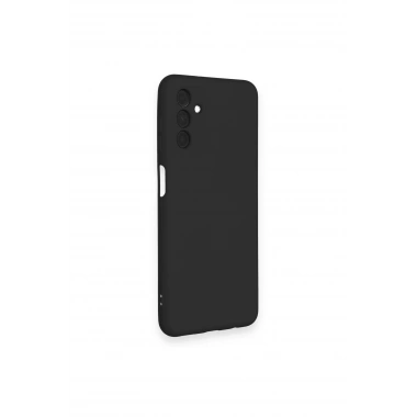 Mey İthalat®  Samsung Galaxy A14 4G Kılıf Nano içi Kadife Silikon - Siyah