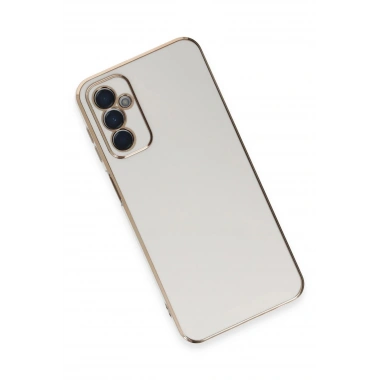 Mey İthalat®  Samsung Galaxy A14 4G Kılıf Volet Silikon - Beyaz