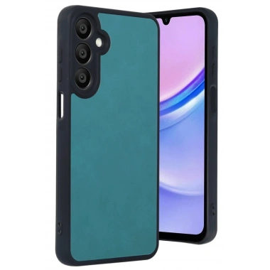 Mey İthalat®  Samsung Galaxy A15 4G Kılıf Aras Deri Kapak - Açık Yeşil