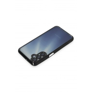 Mey İthalat®  Samsung Galaxy A15 4G Kılıf  Lensli Silikon - Siyah