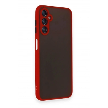 Mey İthalat®  Samsung Galaxy A15 4G Kılıf Montreal Silikon Kapak - Kırmızı