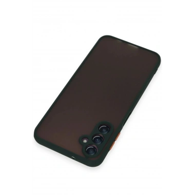 Mey İthalat®  Samsung Galaxy A15 4G Kılıf Montreal Silikon Kapak - Yeşil
