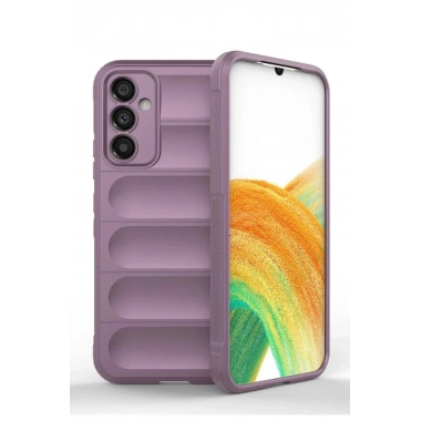 Mey İthalat®  Samsung Galaxy A15 4G Kılıf Optimum Silikon - Mor