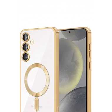 Mey İthalat®  Samsung Galaxy A15 4G Kross Magneticsafe Kapak - Gold