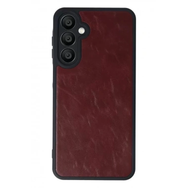 Mey İthalat®  Samsung Galaxy A16 5G Kılıf Aras Deri Kapak - Bordo