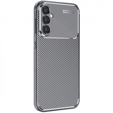 Mey İthalat®  Samsung Galaxy A16 5G Kılıf Auto Focus Karbon Kapak - Gri