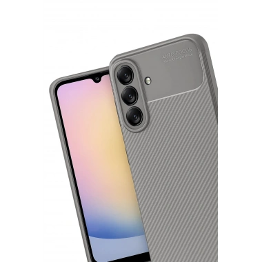 Mey İthalat®  Samsung Galaxy A17 5G Auto Focus Karbon Kapak - Gri