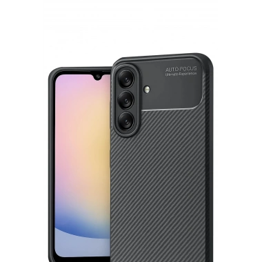 Mey İthalat®  Samsung Galaxy A17 5G Auto Focus Karbon Kapak - Siyah