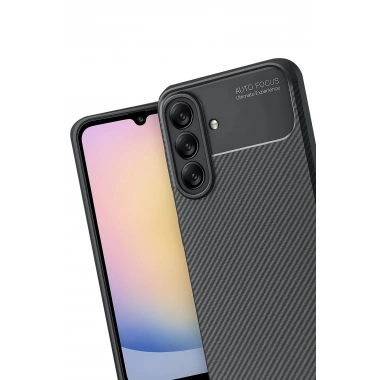 Mey İthalat®  Samsung Galaxy A17 5G Auto Focus Karbon Kapak - Siyah