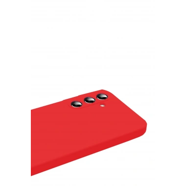 Mey İthalat®  Samsung Galaxy A17 5G First Silikon - Kırmızı
