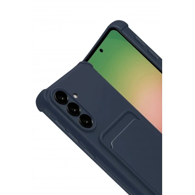 Mey İthalat®  Samsung Galaxy A17 5G Kelvin Kartvizitli Silikon - Lacivert
