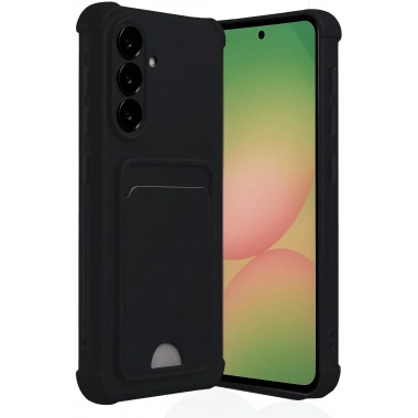 Mey İthalat®  Samsung Galaxy A17 5G Kelvin Kartvizitli Silikon - Siyah