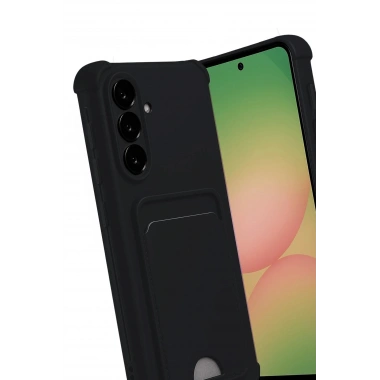 Mey İthalat®  Samsung Galaxy A17 5G Kelvin Kartvizitli Silikon - Siyah