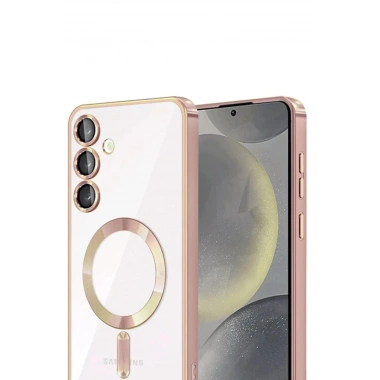 Mey İthalat®  Samsung Galaxy A17 5G Kross Magneticsafe Kapak - Rose