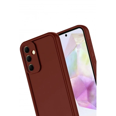 Mey İthalat®  Samsung Galaxy A17 5G Viera Silikon - Bordo