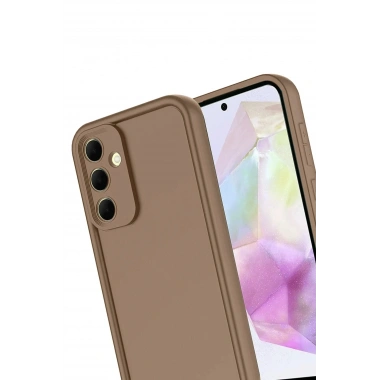 Mey İthalat®  Samsung Galaxy A17 5G Viera Silikon - Kahverengi