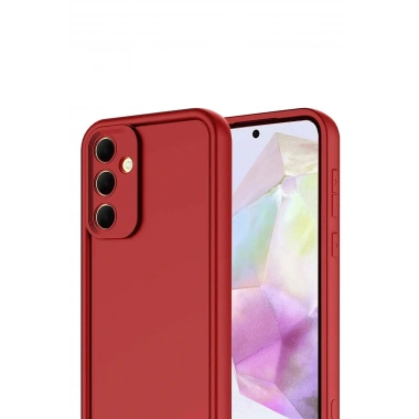 Mey İthalat®  Samsung Galaxy A17 5G Viera Silikon - Kırmızı