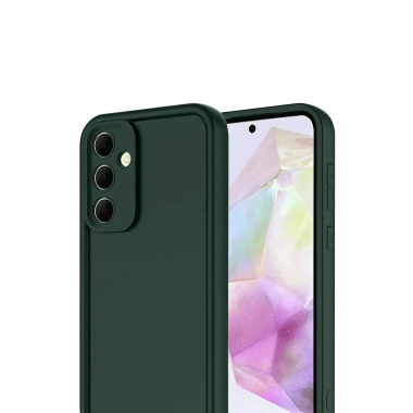 Mey İthalat®  Samsung Galaxy A17 5G Viera Silikon - Koyu Yeşil