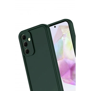 Mey İthalat®  Samsung Galaxy A17 5G Viera Silikon - Koyu Yeşil