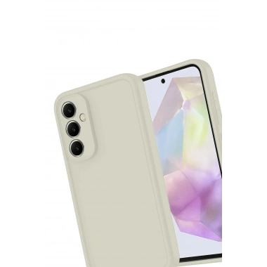 Mey İthalat®  Samsung Galaxy A17 5G Viera Silikon - Krem