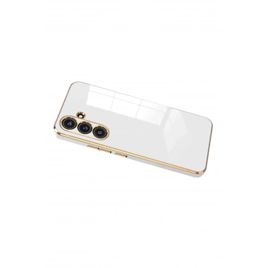 Mey İthalat®  Samsung Galaxy A17 5G Volet Silikon - Beyaz