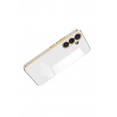 Mey İthalat®  Samsung Galaxy A17 5G Volet Silikon - Beyaz