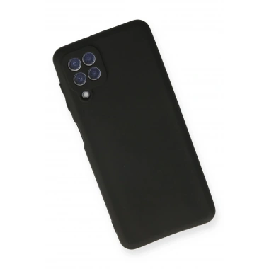 Mey İthalat®  Samsung Galaxy A22 Kılıf First Silikon - Siyah