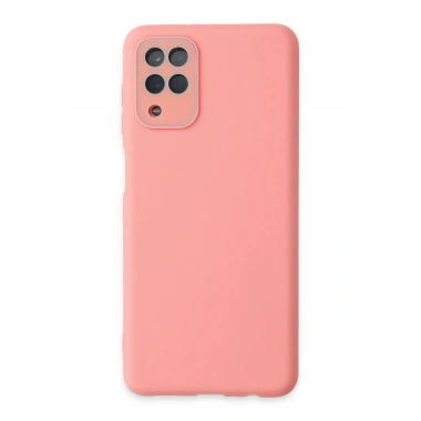 Mey İthalat® Samsung Galaxy A22 Kılıf Lansman Glass Kapak - Pembe