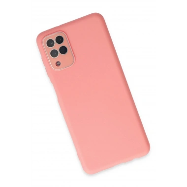 Mey İthalat® Samsung Galaxy A22 Kılıf Lansman Glass Kapak - Pembe