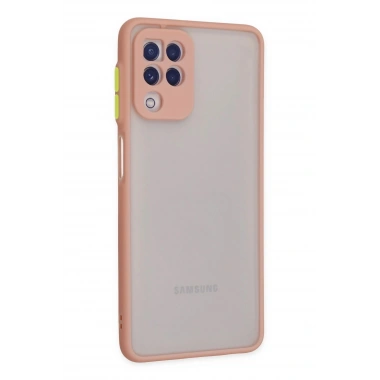 Mey İthalat®  Samsung Galaxy A22 Kılıf Montreal Silikon Kapak - Pembe