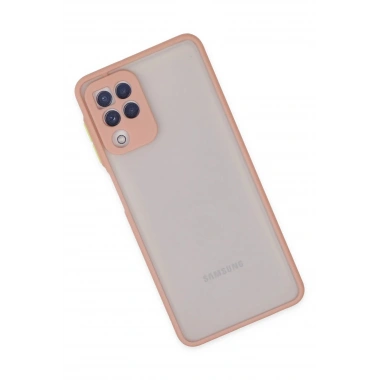Mey İthalat®  Samsung Galaxy A22 Kılıf Montreal Silikon Kapak - Pembe