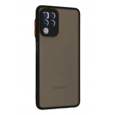 Mey İthalat®  Samsung Galaxy A22 Kılıf Montreal Silikon Kapak - Siyah