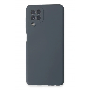 Mey İthalat®  Samsung Galaxy A22 Kılıf Nano içi Kadife Silikon - Gri