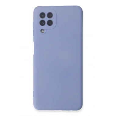 Mey İthalat®  Samsung Galaxy A22 Kılıf Nano içi Kadife Silikon - Lila