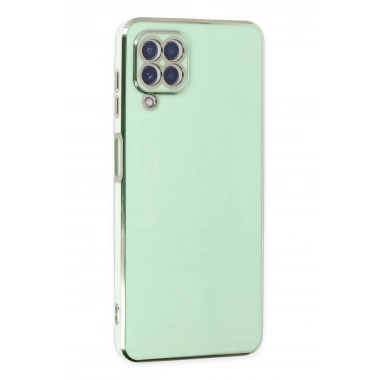 Mey İthalat®  Samsung Galaxy A22 Kılıf Volet Silikon - Açık Yeşil